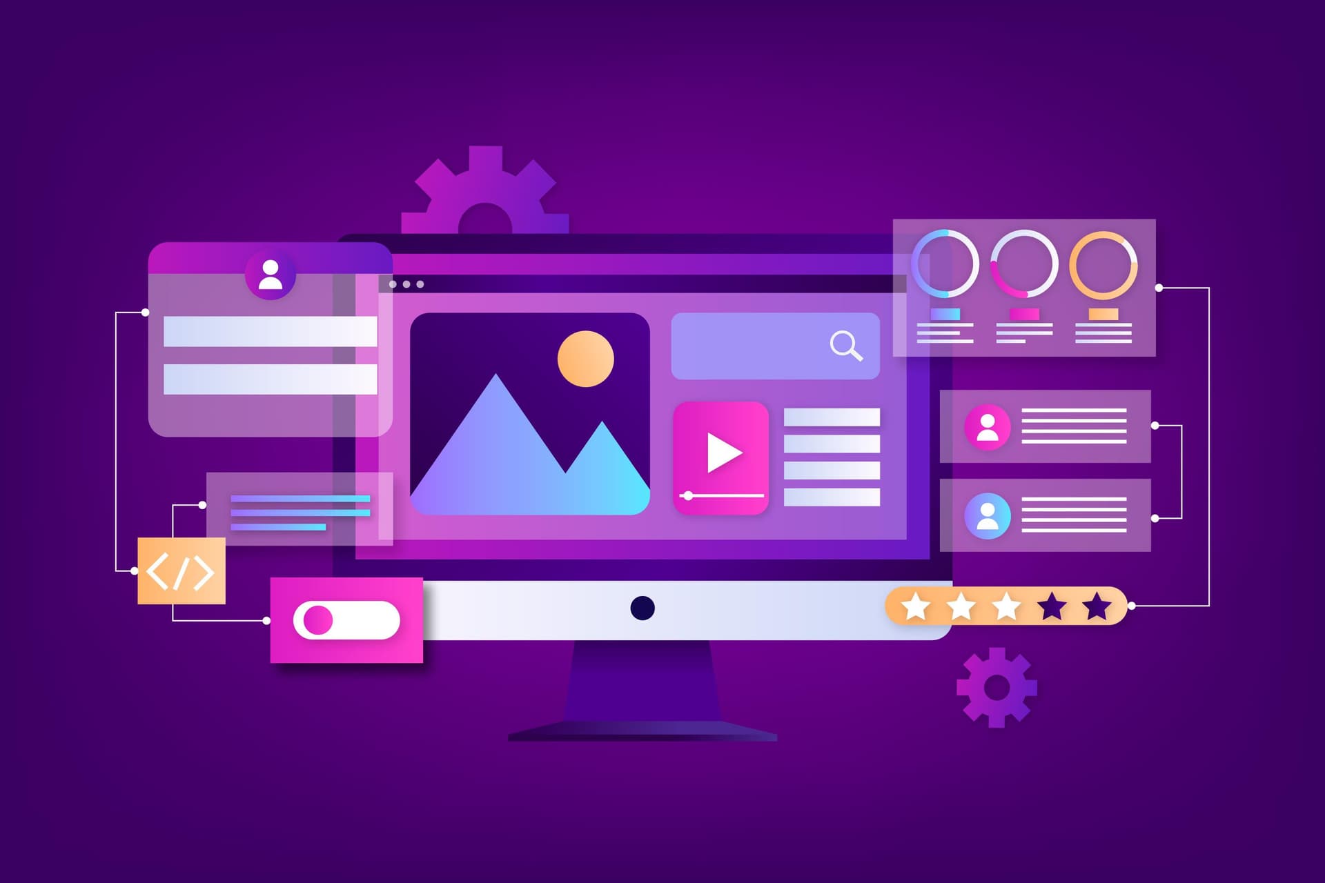 Development Team Illustration